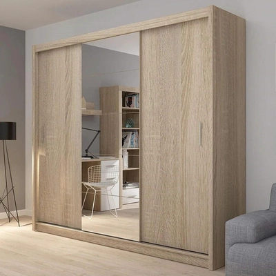 Sliding Door Wardrobe, 3 Door (300 cms), Custom Made-1