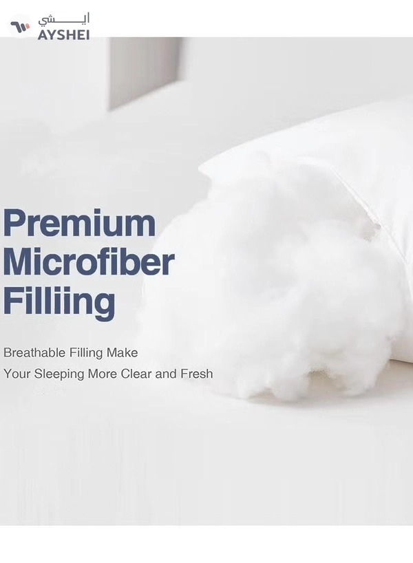 Eworld Premium Full Body Pillow for Adults, Ultra-Smooth Polyester Fiber, Breathable