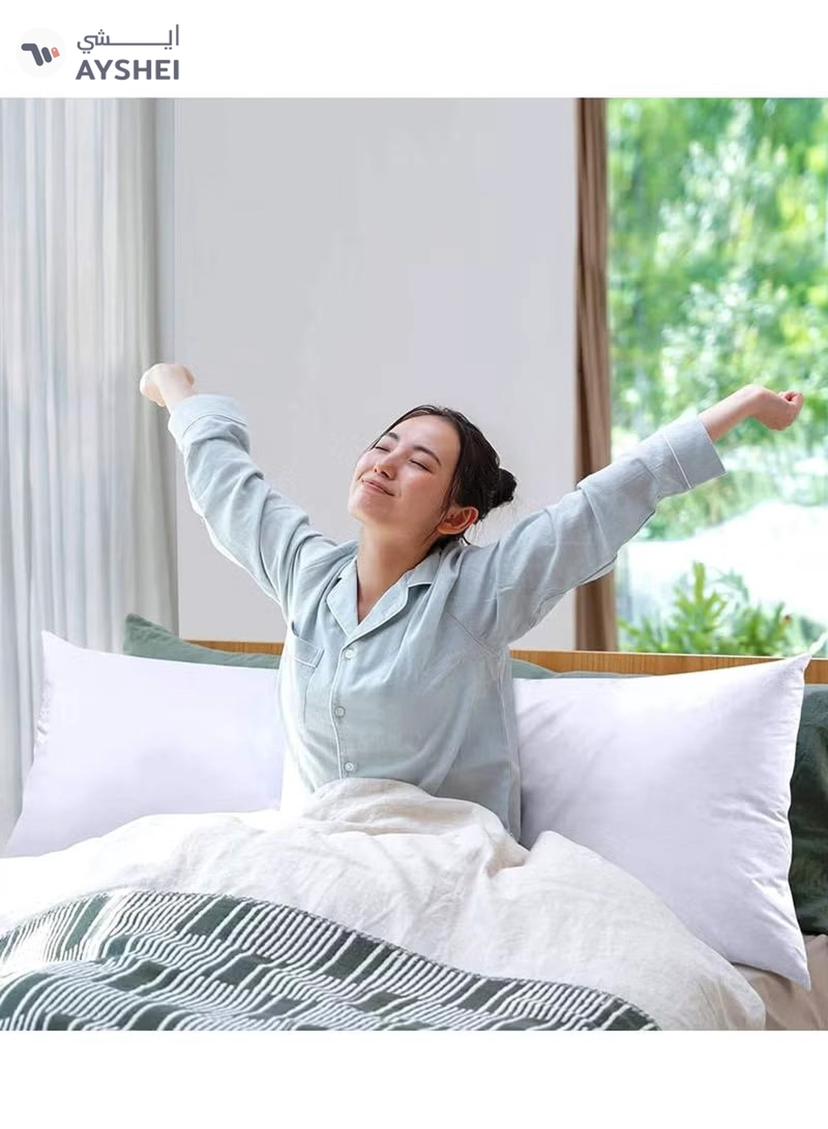 Eworld Premium Full Body Pillow for Adults, Ultra-Smooth Polyester Fiber, Breathable -5-5
