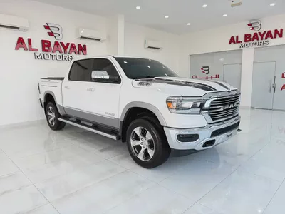 دودج رام لارامي DODGE RAM LARAMIE 4x4 1500 HEMI 5.7L  ابيض / بيج 2019 (خليجي)-13