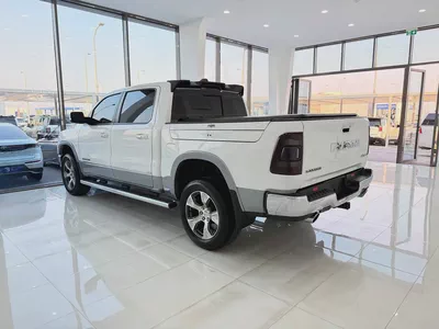 دودج رام لارامي DODGE RAM LARAMIE 4x4 1500 HEMI 5.7L  ابيض / بيج 2019 (خليجي)-3