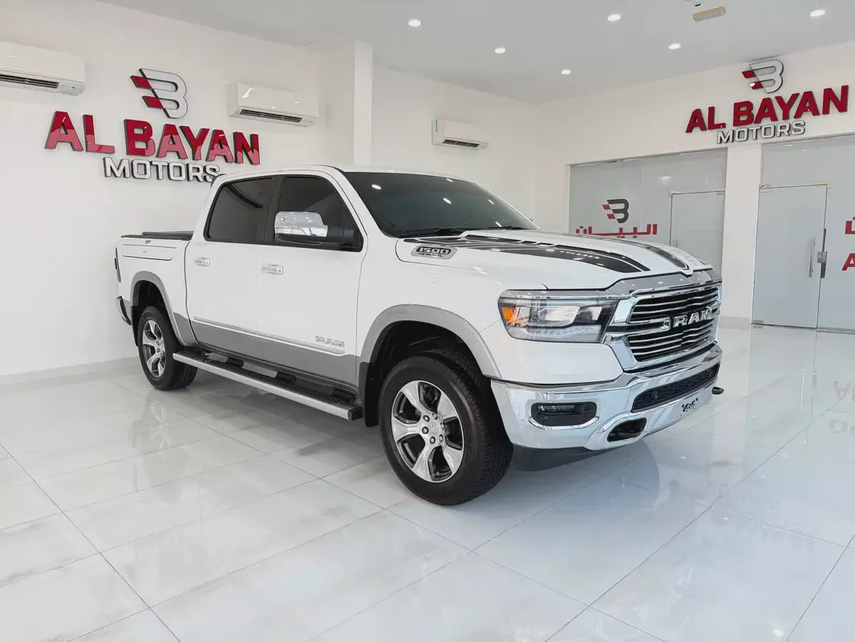 دودج رام لارامي DODGE RAM LARAMIE 4x4 1500 HEMI 5.7L  ابيض / بيج 2019 (خليجي)-13-13