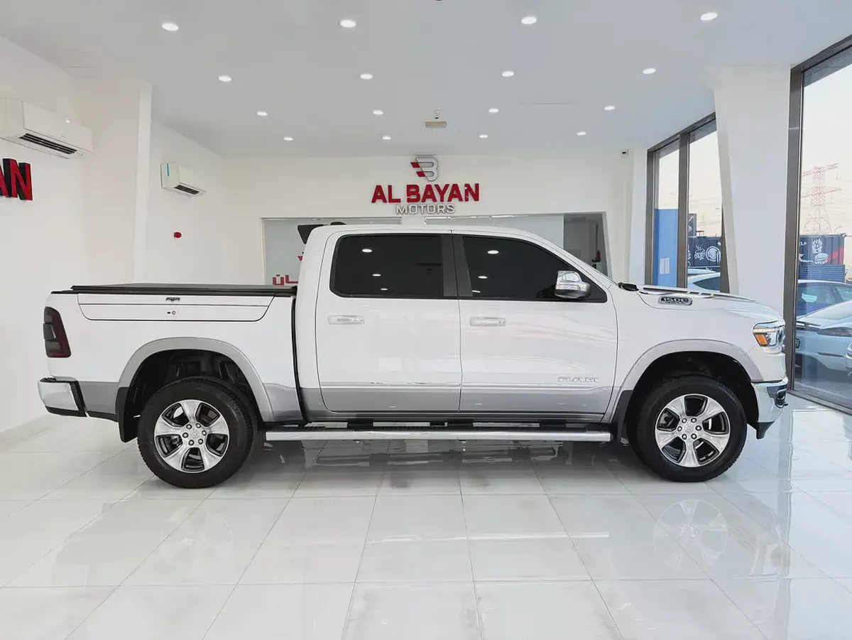 دودج رام لارامي DODGE RAM LARAMIE 4x4 1500 HEMI 5.7L  ابيض / بيج 2019 (خليجي)-6-6