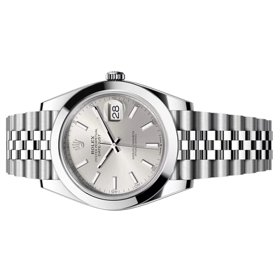 Rolex Datejust 41mm Steel Silver Dial Jubilee Bracelet-3