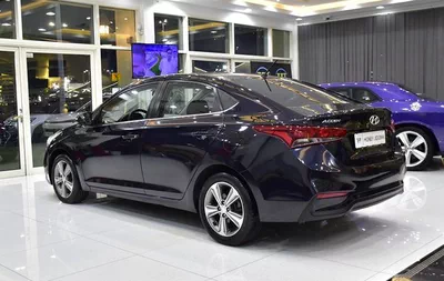 Hyundai Accent 1.6L ( 2020 Model ) in Blue Color GCC Specs-7