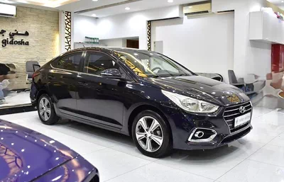 Hyundai Accent 1.6L ( 2020 Model ) in Blue Color GCC Specs-3