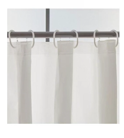 CURTAIN Fiesta 3D Shower Curtain with 12 C Hooks 200 x 180 cm-2