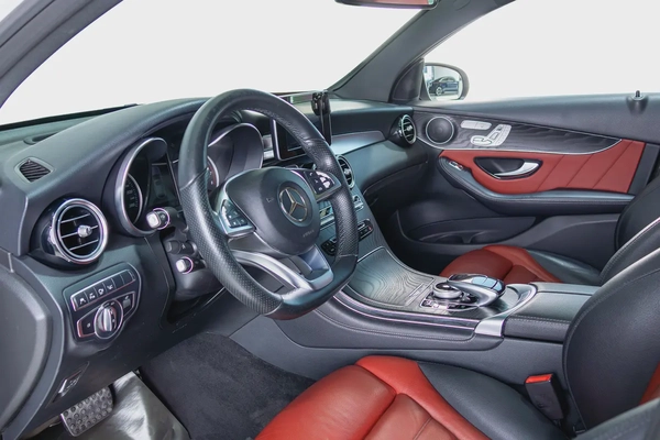 Mercedes Benz GLC 250 Coupe-AMG Body Styling-RED/Black Leather Sport Interior-Head Up Display