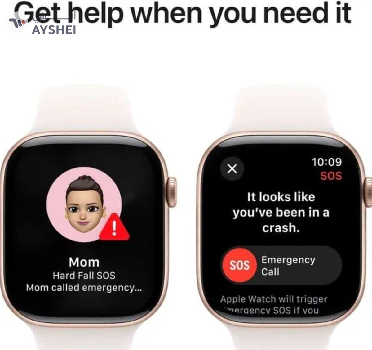 Apple Watch Series 10 GPS + Cellular 42mm Rose Gold Aluminium Case With Starlight Sport Band-3-3