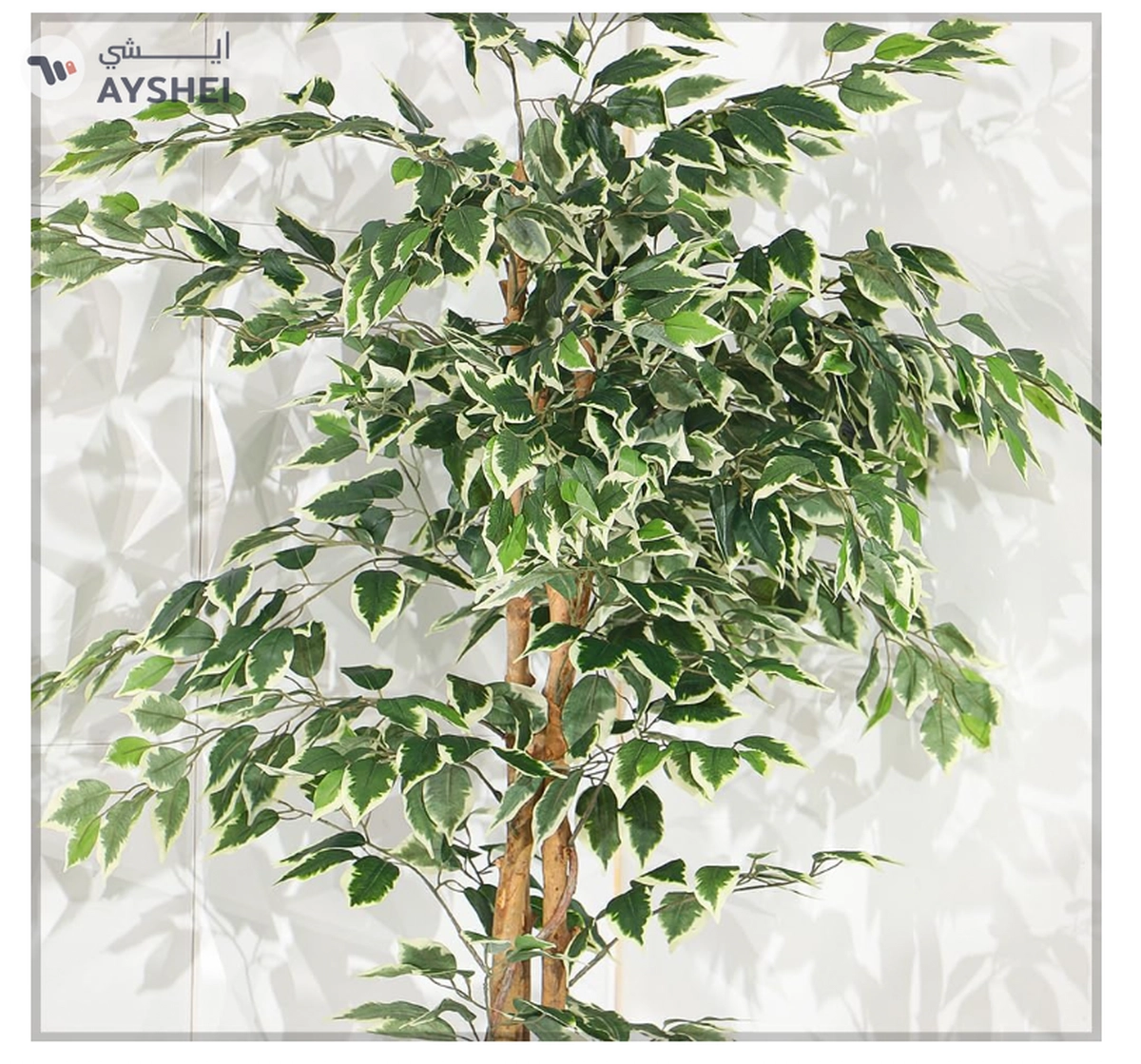 YATAI DECOR Nearly Natural Artificial Ficus Plant 1.8 Meters High Ficus Tree Fake Plant-3-3