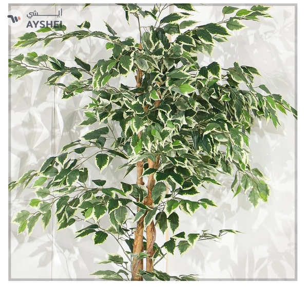 YATAI DECOR Nearly Natural Artificial Ficus Plant 1.8 Meters High Ficus Tree Fake Plant