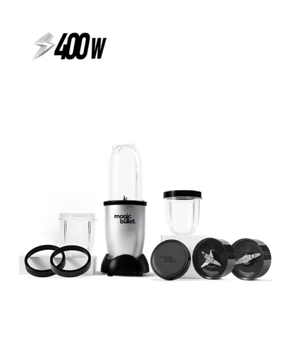 Magic Bullet 9-Piece High-Speed Blender/Mixer System 532 ml 400 W MB4-1012 Silver/Clear/Black-0