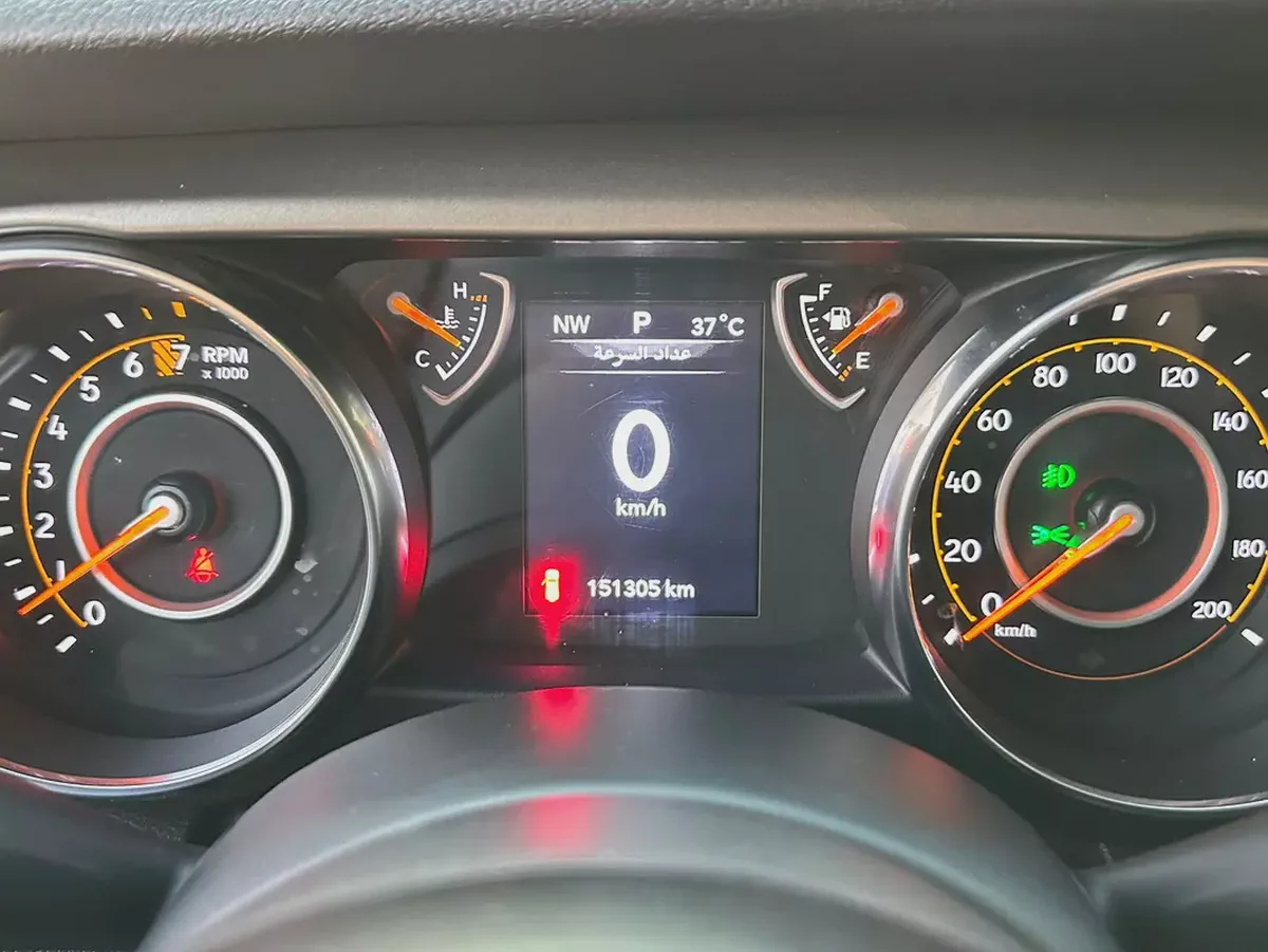 (2019) JEEP WRANGLER //SPORT// GCC FULL OPTION -ORIGINAL PAINT--10-10