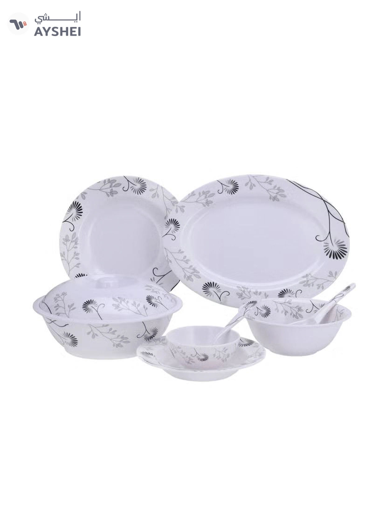 Delcasa 40 Piece Melamineware Dinner Set DC2112-1-1