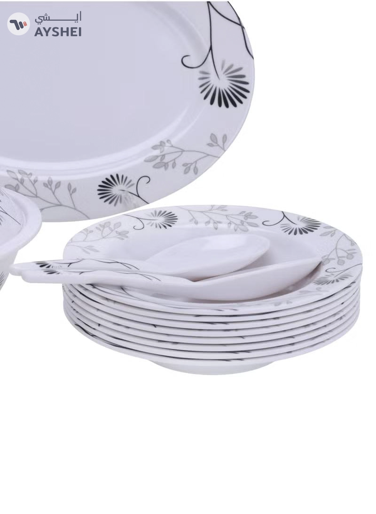 Delcasa 40 Piece Melamineware Dinner Set DC2112-3-3