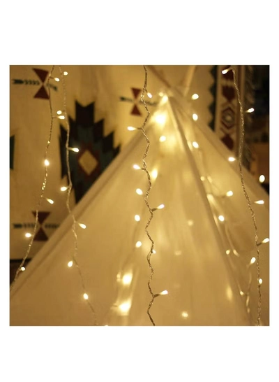Yuwell Ramadan Light Warm White LED Fairy Light Exterior Waterproof Fairy Light For Trees Party Indoor And Outdoor Decoration For Home And Garden Decoration 5 Meter 50 LED Ramadan Decoration Light-1