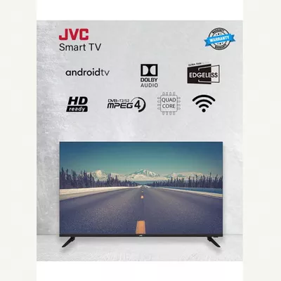 JVC 40 Inch Edgeless Full HD LED Android Smart TV with Dolby Audio, 60Hz, Paired with 2.0 Channel 30W Soundbar, Bluetooth, USB, FM Radio LT-40N550+SOUNDBAR Black-4