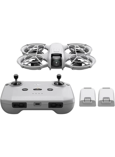 Dji Neo Fly More Combo, Drone With 4K Uhd Camera For Adults, 135G Follow Me Drone With Palm Takeoff, Ai Subject Tracking, Quickshots, Stabilized Video, With Rc-N3 And 3 Batteries For 60 Flights-0