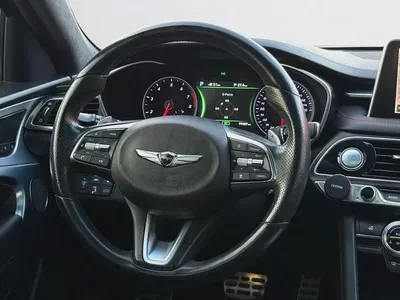 AED 1,440 P.M | 0% DOWN PAYMENT | GENESIS G70 PRESTIGE | 3.3L TWIN-TURBO V6 | 2018 | KOREAN SPECS-16