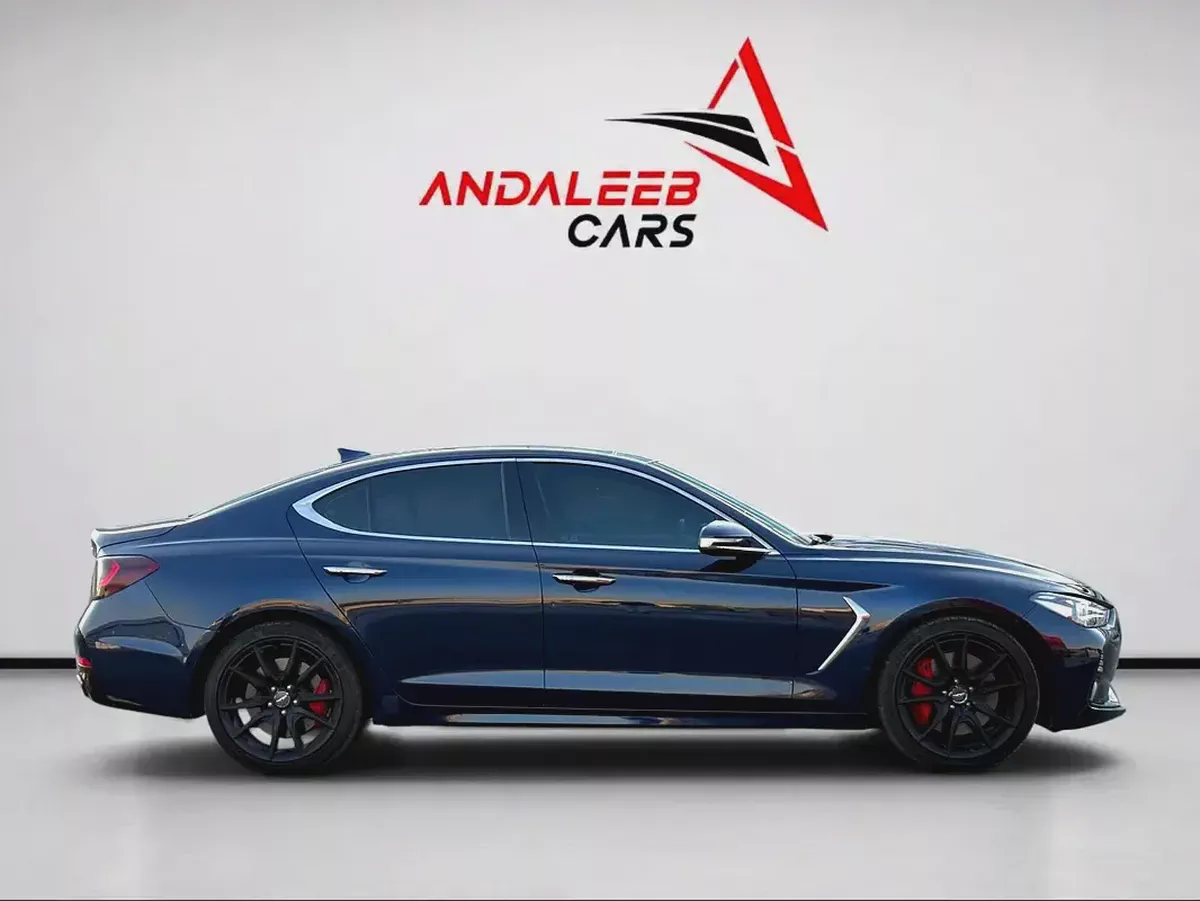 AED 1,440 P.M | 0% DOWN PAYMENT | GENESIS G70 PRESTIGE | 3.3L TWIN-TURBO V6 | 2018 | KOREAN SPECS-11-11