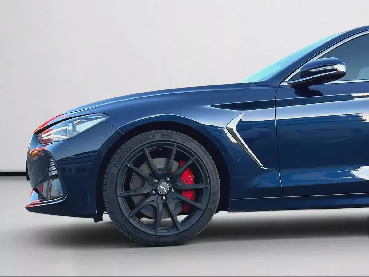 AED 1,440 P.M | 0% DOWN PAYMENT | GENESIS G70 PRESTIGE | 3.3L TWIN-TURBO V6 | 2018 | KOREAN SPECS-12-12