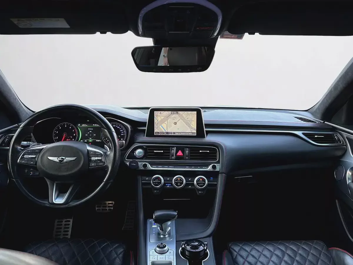 AED 1,440 P.M | 0% DOWN PAYMENT | GENESIS G70 PRESTIGE | 3.3L TWIN-TURBO V6 | 2018 | KOREAN SPECS-15-15