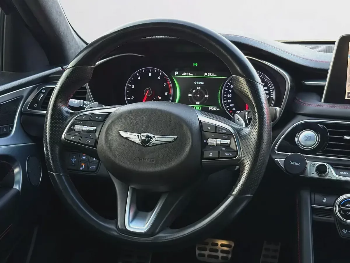 AED 1,440 P.M | 0% DOWN PAYMENT | GENESIS G70 PRESTIGE | 3.3L TWIN-TURBO V6 | 2018 | KOREAN SPECS-16-16