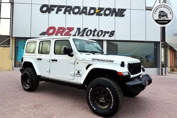 3 YRS DEALER WTY AND SP | USED 2024 JEEP WRANGLER 4DR SAHARA WHITE | ORZ CUSTOM BUILT | BANK FINANCE