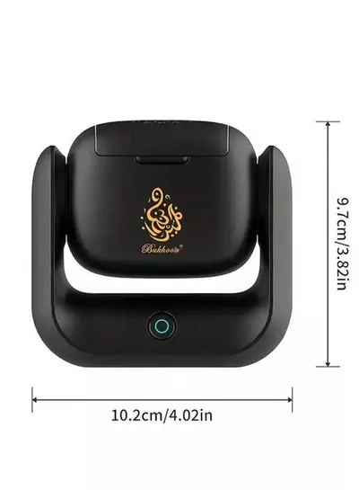 Rotating Electric Incense Burner with 90° Adjustable Angle, LED Indicator, 700°C High-Temperature Heating, 1500mAh Rechargeable Battery, and Type-C Fast Charging, Perfect for Bukhoor, Home, Office, and Car-1