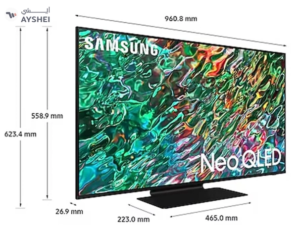  Renewed - Samsung 43" QN90B Neo QLED 4K HDR Smart TV 43QN90B