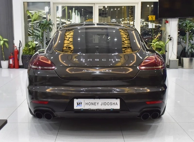 EXCELLENT DEAL for our Porsche Panamera GTS ( 2014 Model ) in Brown Color GCC Specs-4