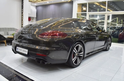 EXCELLENT DEAL for our Porsche Panamera GTS ( 2014 Model ) in Brown Color GCC Specs-5