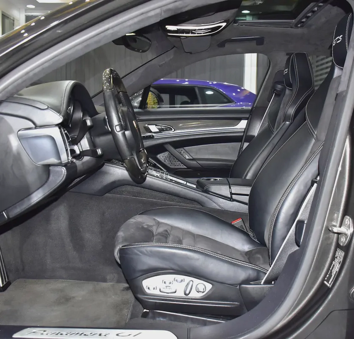 EXCELLENT DEAL for our Porsche Panamera GTS ( 2014 Model ) in Brown Color GCC Specs-9-9