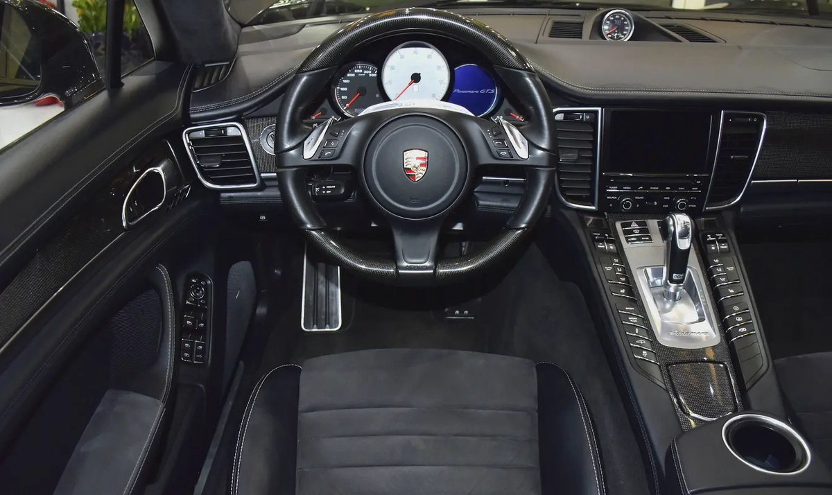 EXCELLENT DEAL for our Porsche Panamera GTS ( 2014 Model ) in Brown Color GCC Specs-11-11