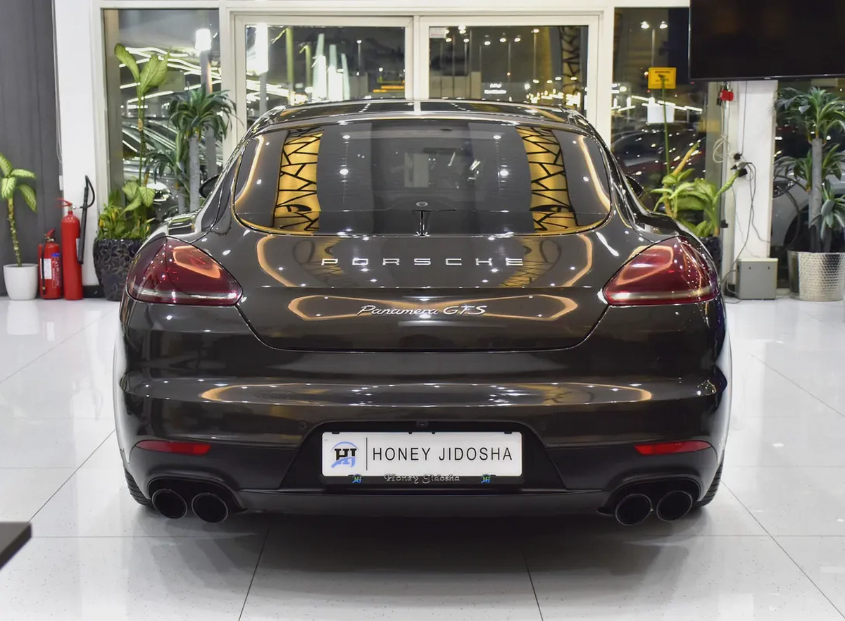 EXCELLENT DEAL for our Porsche Panamera GTS ( 2014 Model ) in Brown Color GCC Specs-4-4