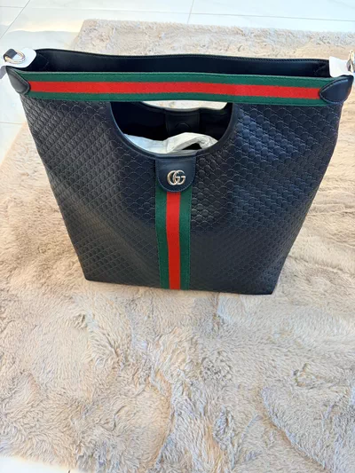 Gucci Black Microguccissima Leather Shoulder Bag-2