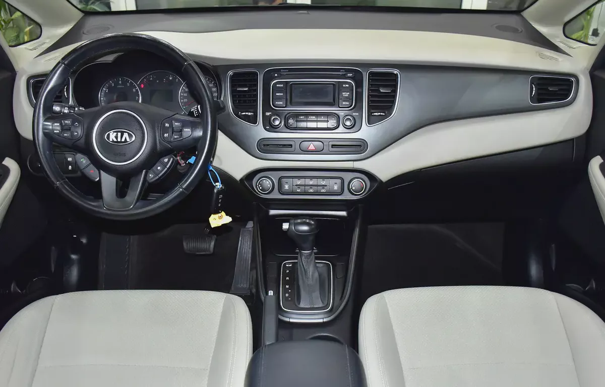 EXCELLENT DEAL for our KIA Carens 1.6L ( 2017 Model ) in Beige Color GCC Specs-10-10