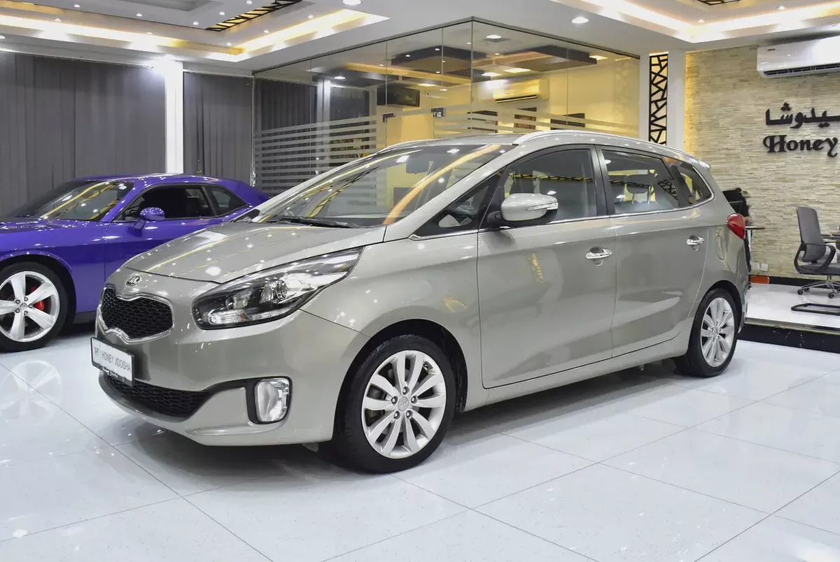 EXCELLENT DEAL for our KIA Carens 1.6L ( 2017 Model ) in Beige Color GCC Specs-1-1