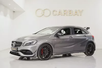 AED 1081 PM | MERCEDES BENZ A45 4MATIC AMG 2018 | PRISTINE CONDITION | 2 YEAR WARRANTY-0