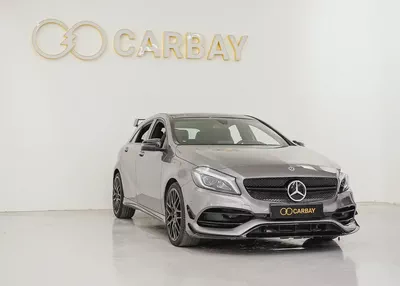 AED 1081 PM | MERCEDES BENZ A45 4MATIC AMG 2018 | PRISTINE CONDITION | 2 YEAR WARRANTY-2
