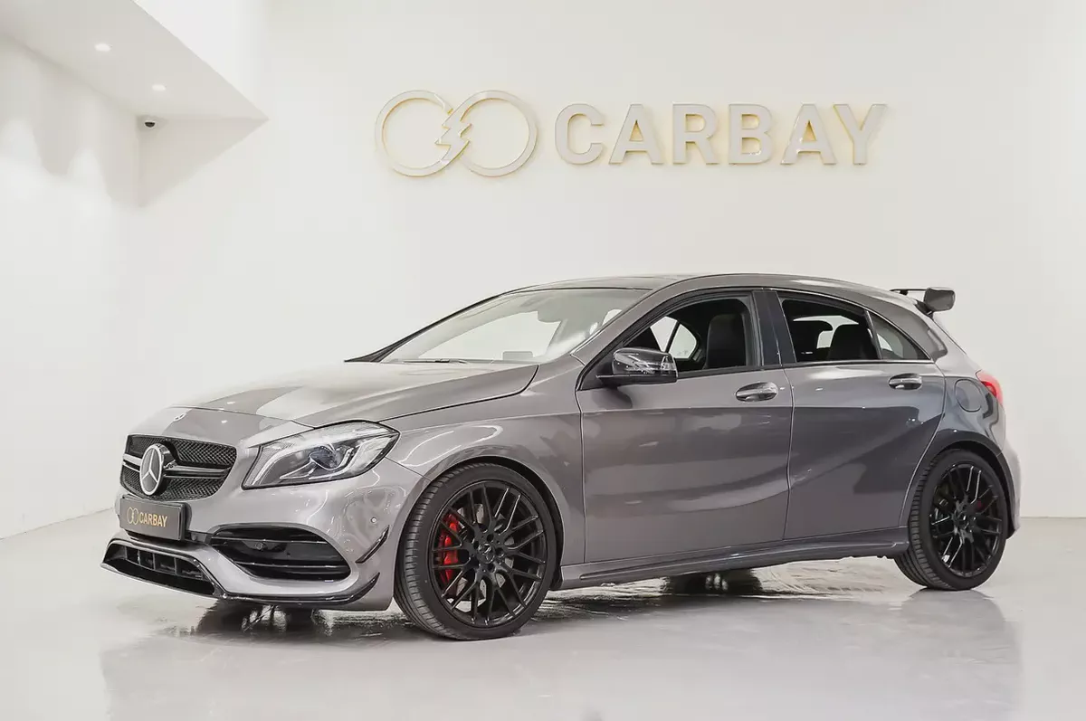 AED 1081 PM | MERCEDES BENZ A45 4MATIC AMG 2018 | PRISTINE CONDITION | 2 YEAR WARRANTY
