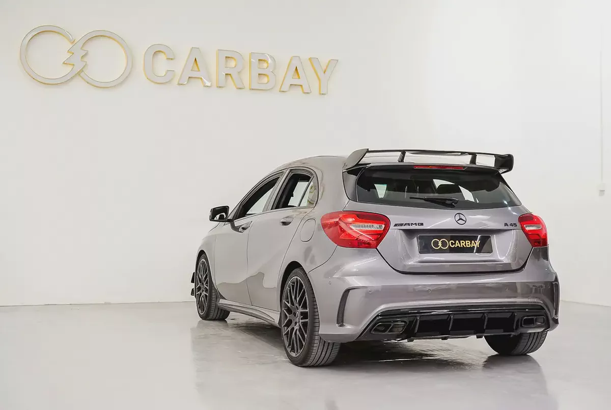 AED 1081 PM | MERCEDES BENZ A45 4MATIC AMG 2018 | PRISTINE CONDITION | 2 YEAR WARRANTY-6-6