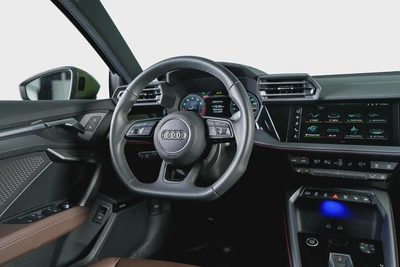Audi A3-S line-GCC-District Green--Audi warranty and service valid till 2030-11