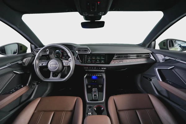 Audi A3-S line-GCC-District Green--Audi warranty and service valid till 2030