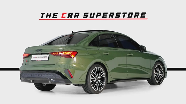 Audi A3-S line-GCC-District Green--Audi warranty and service valid till 2030