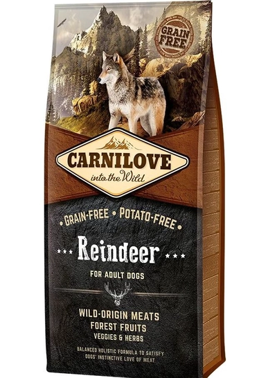 CARNILOVE Reindeer for Adult Dogs 12kg-0
