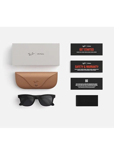 RAY-BAN | META WAYFARER (Gen 2) Frame Shiny Black Lenses G-15 Green Shiny Black-1