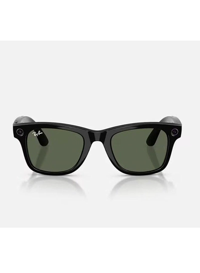 RAY-BAN | META WAYFARER (Gen 2) Frame Shiny Black Lenses G-15 Green Shiny Black-2