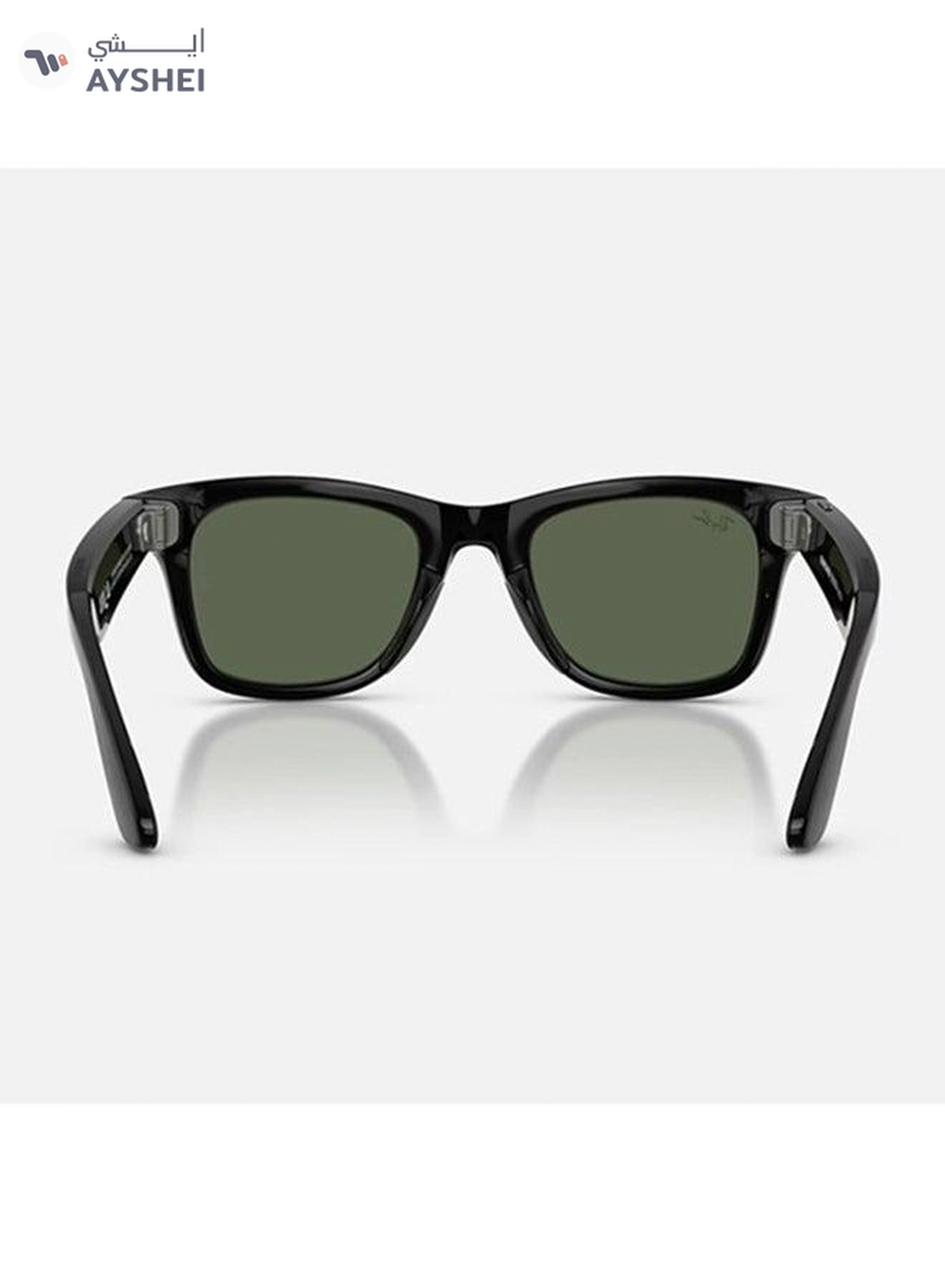 RAY-BAN | META WAYFARER (Gen 2) Frame Shiny Black Lenses G-15 Green Shiny Black-3-3