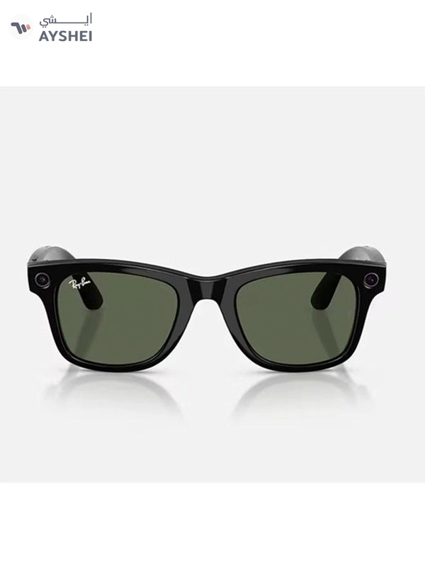 RAY-BAN | META WAYFARER (Gen 2) Frame Shiny Black Lenses G-15 Green Shiny Black